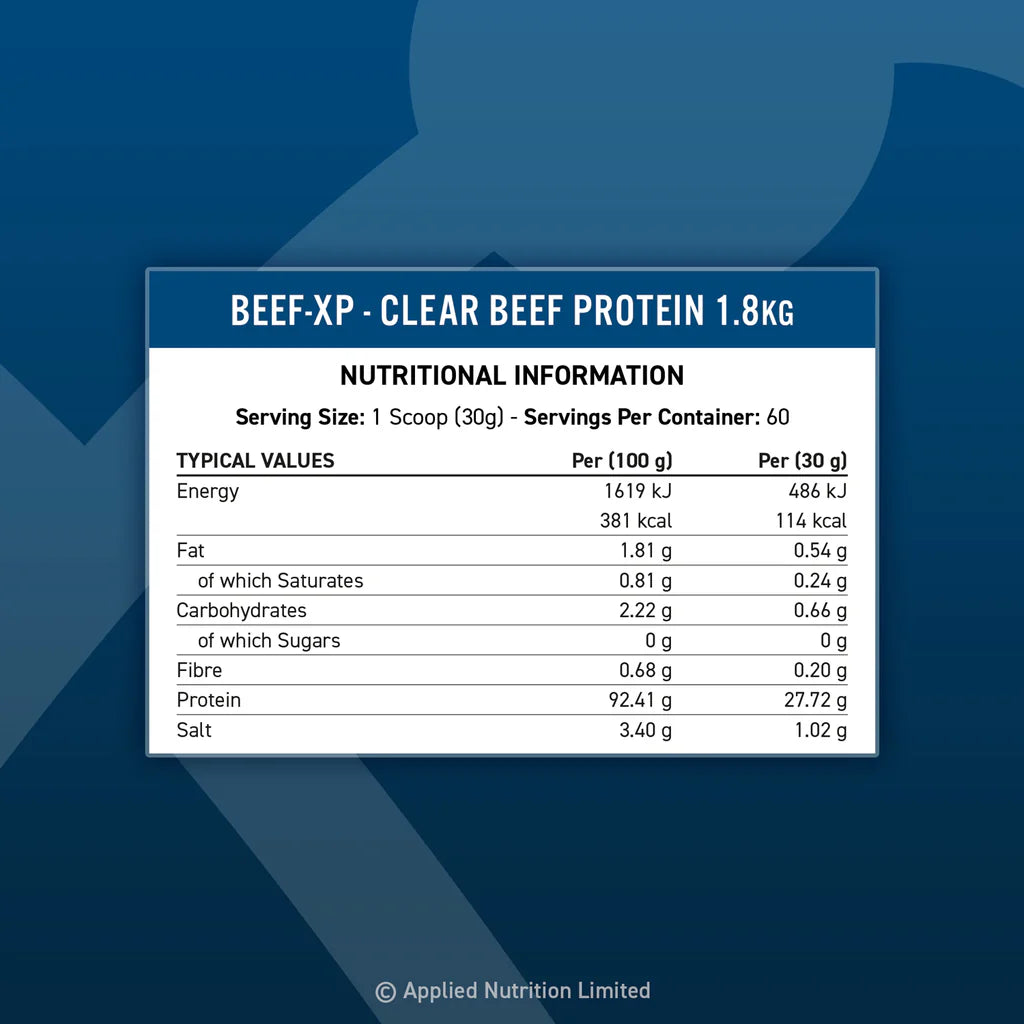 Applied Nutrition Beef-XP Clear Protein Isolate 1.8KG