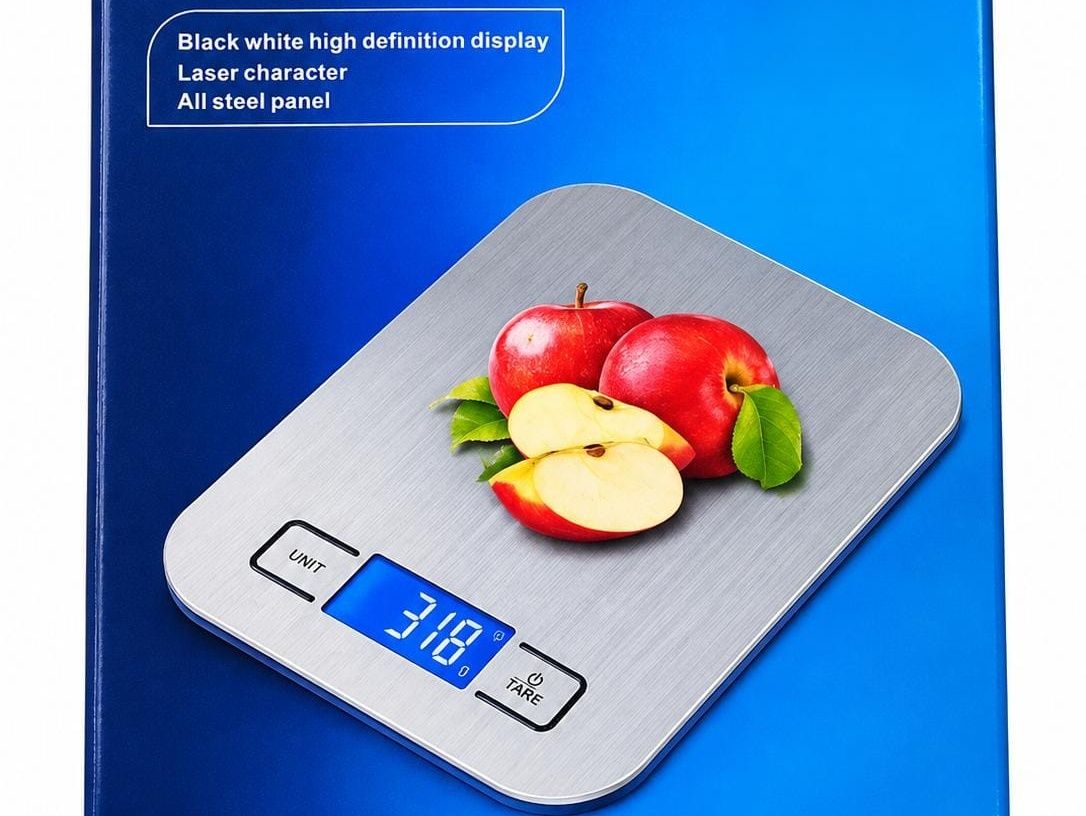 Digital Kitchen Scale – Stainless Steel