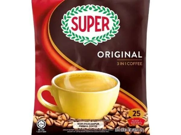 Super coffee 3in1 with sweetener 25 sachets
