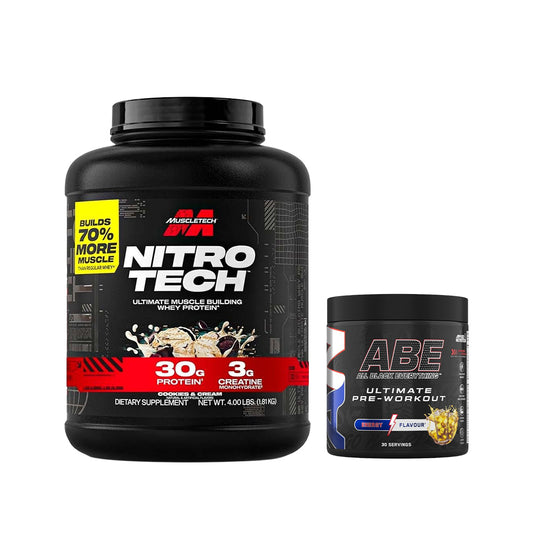  نيتروتك واي بروتين 1.8 كجم + اي بي ايه باور  30 جرعة (كومبو)