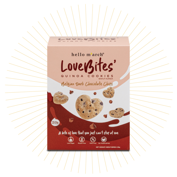 كوكيز الكينوا لوف بايتس 90 جرام