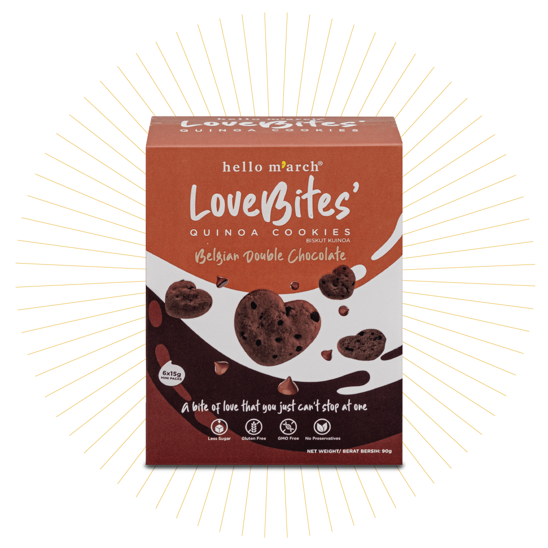 كوكيز الكينوا لوف بايتس 90 جرام