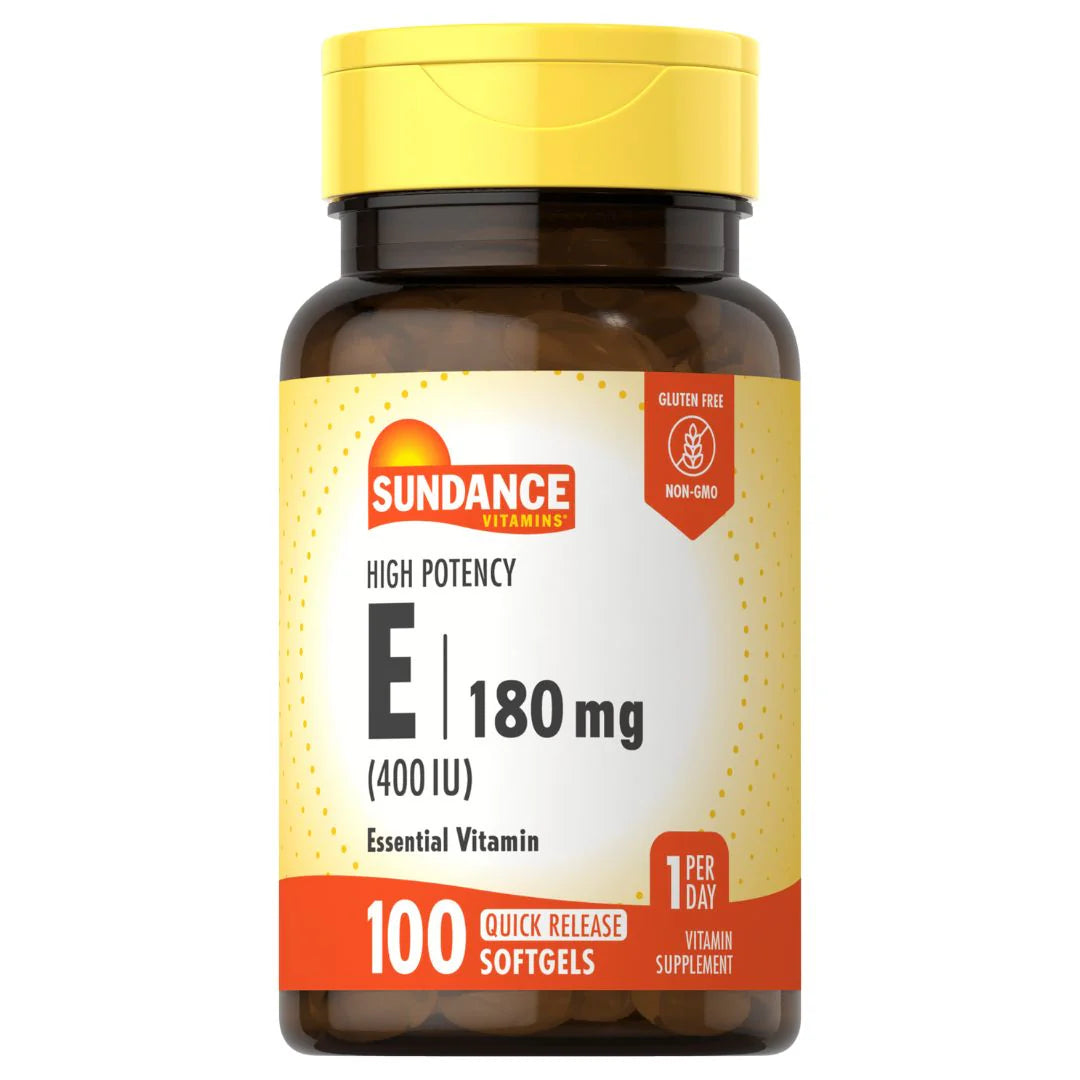 Sundance Vitamin E 180mg ( 400 IU ) 100 Softgel