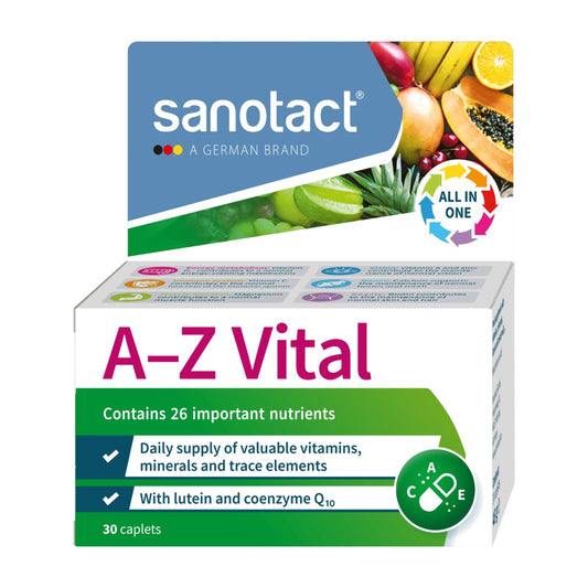 Sanotact A-Z Vital Multivitamin - 30 Capsules