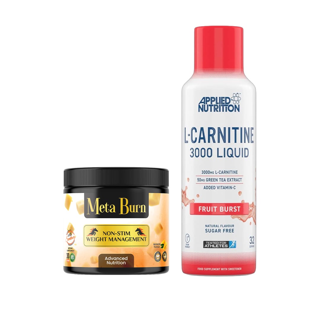 Weight Management Course ( Meta Burn Powder 30 Serv + L- Carnitine Liquid 32 Serv )