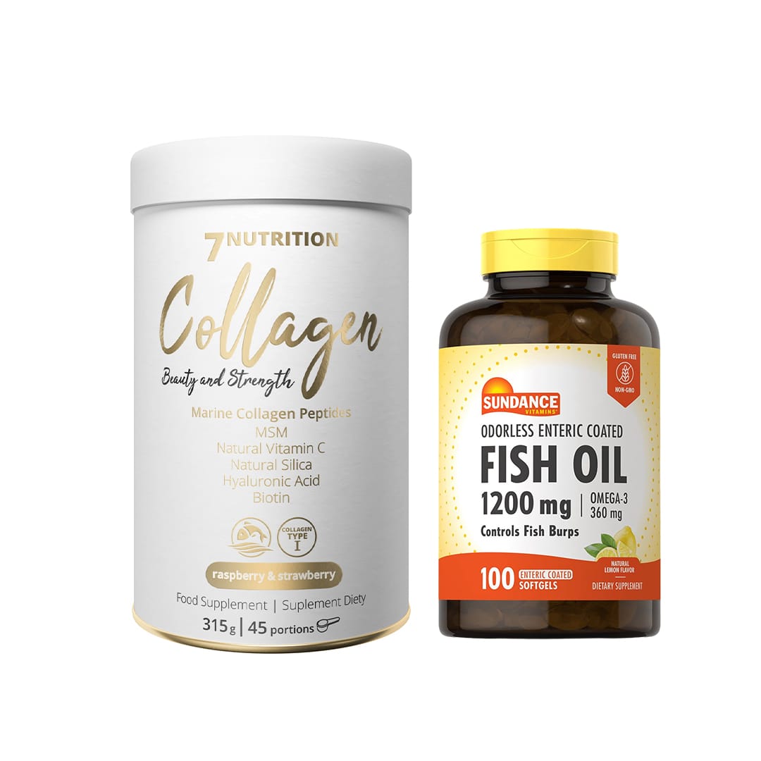 ( Joint Support Course ) 7 Nutrition Collagen 45 Serv + Sundance Fish oil 100 Softgel