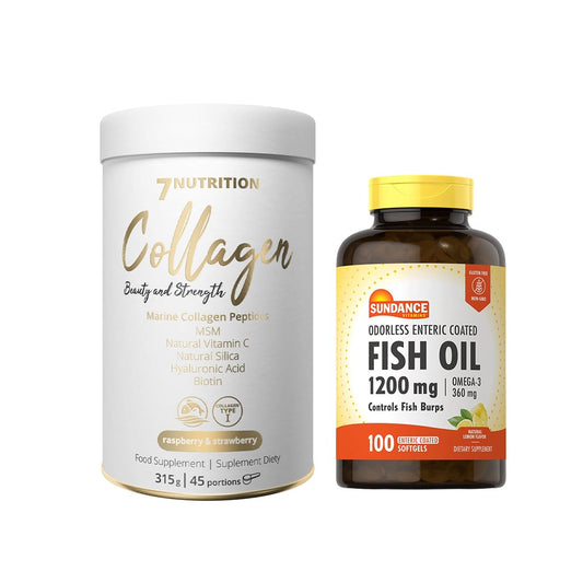 ( Joint Support Course ) 7 Nutrition Collagen 45 Serv + Sundance Fish oil 100 Softgel