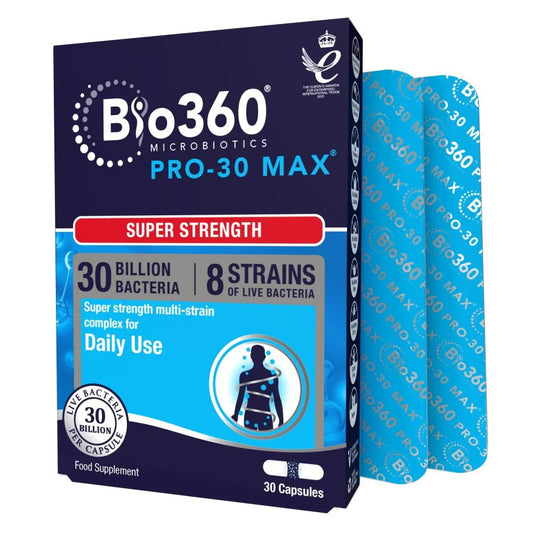 Natures Aid Bio 360 Pro-30 Max ( 30 Billion Bacteria ) 30 Tablets