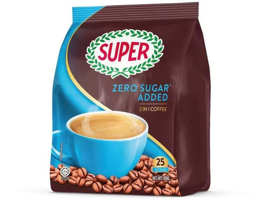 قهوة سوبر 2 في 1 بدون سكر مضاف 25 كيس
