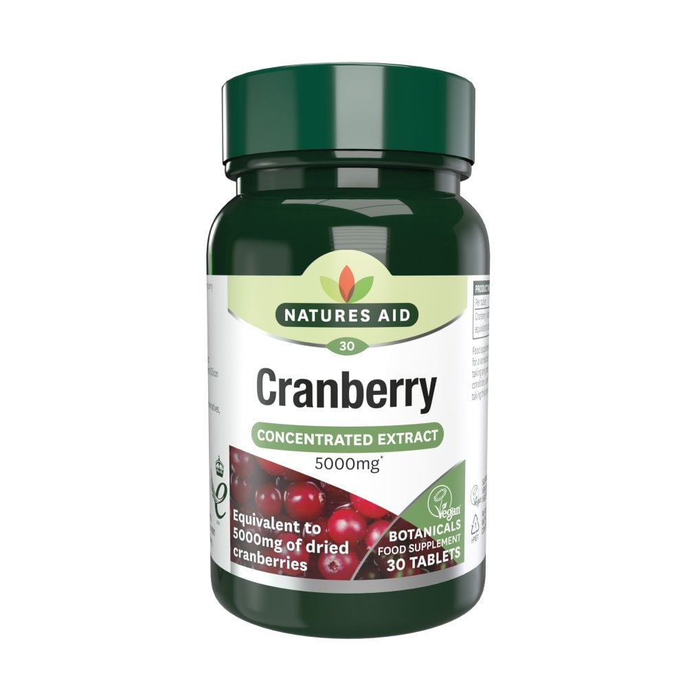 Natures Aid Cranberry 5000 mg 30 Tablets