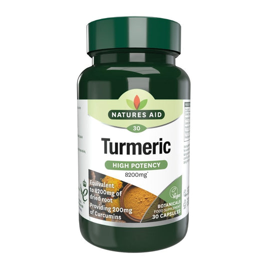 Natures Aid Turmeric 8200 mg 60 Tablets